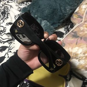 Authentic oversized squared Gucci glasses